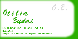 otilia budai business card